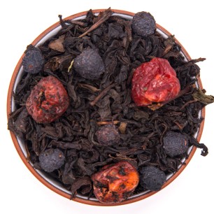 Чай черный ароматизированный "Дикая вишня с ягодой"